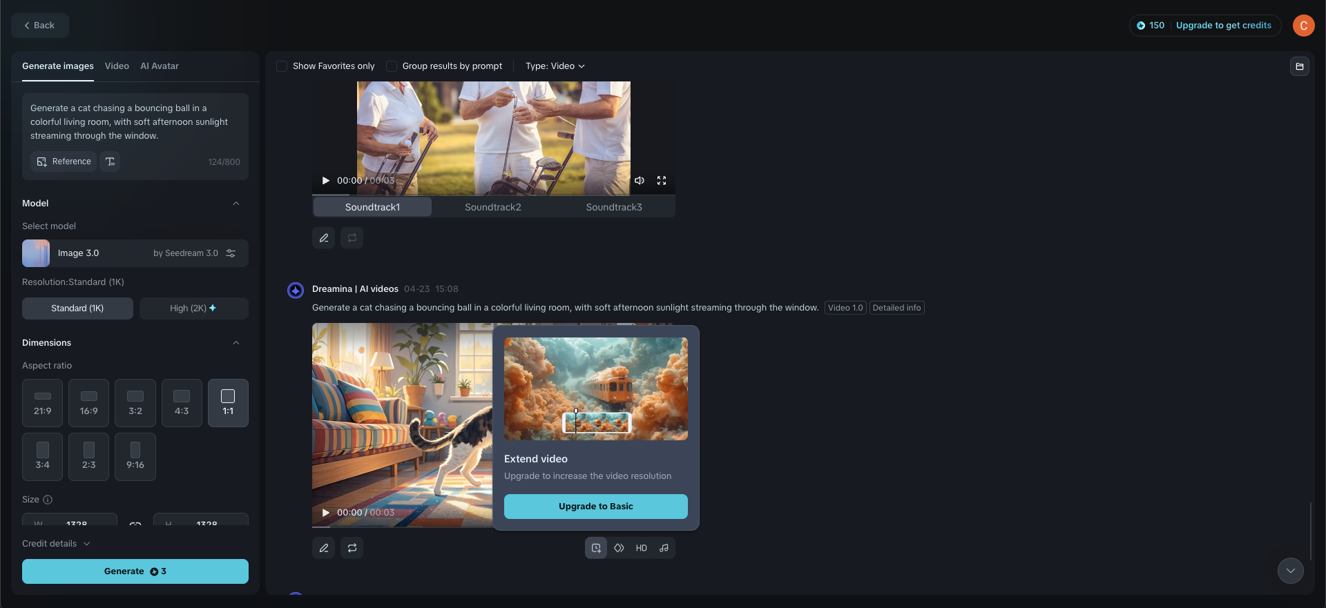 Extend video