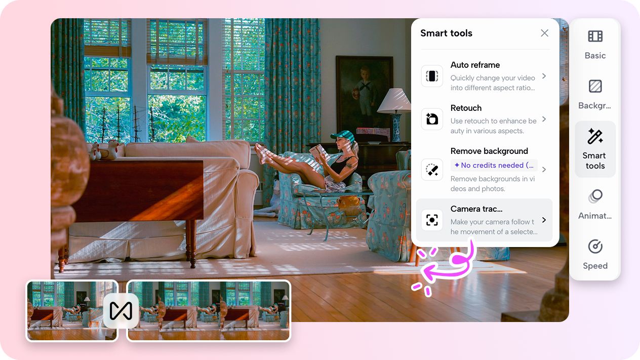 Professional editor for high-quality videos