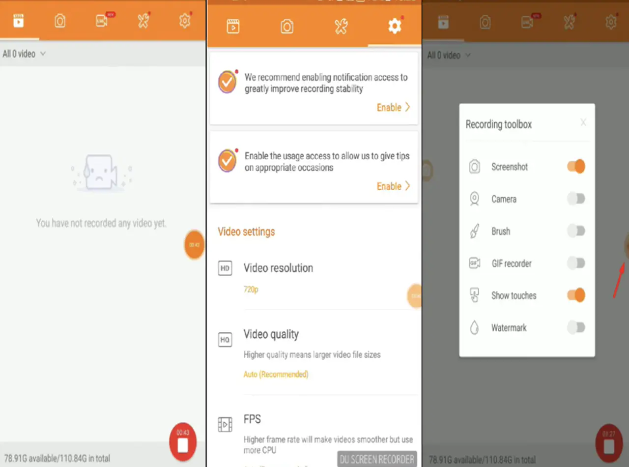 Use DU Recorder on Android