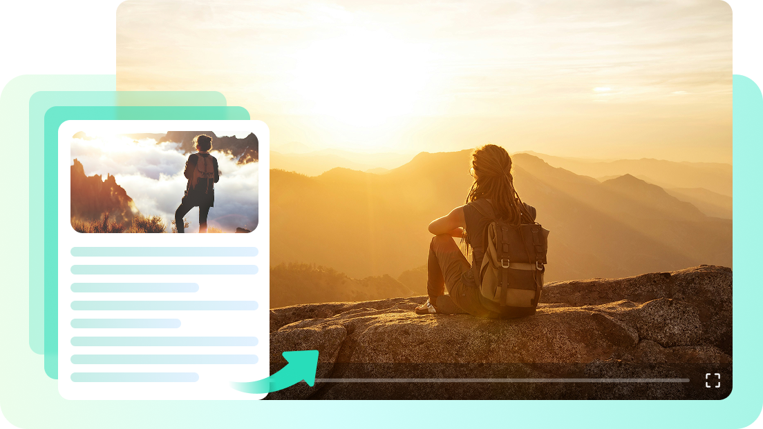 Turn blog posts into videos