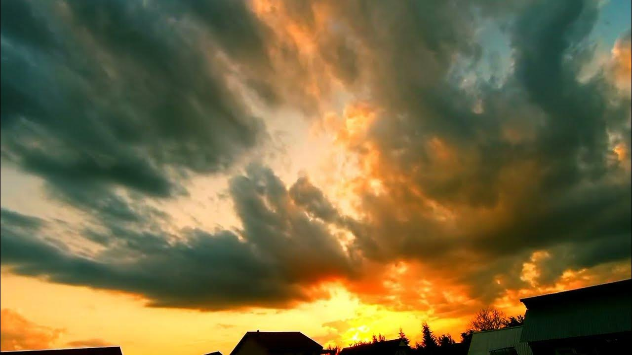 Larawan ng timelapse ng ulap at panahon