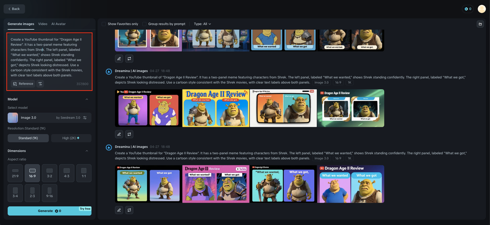 Masukkan petunjuk Anda