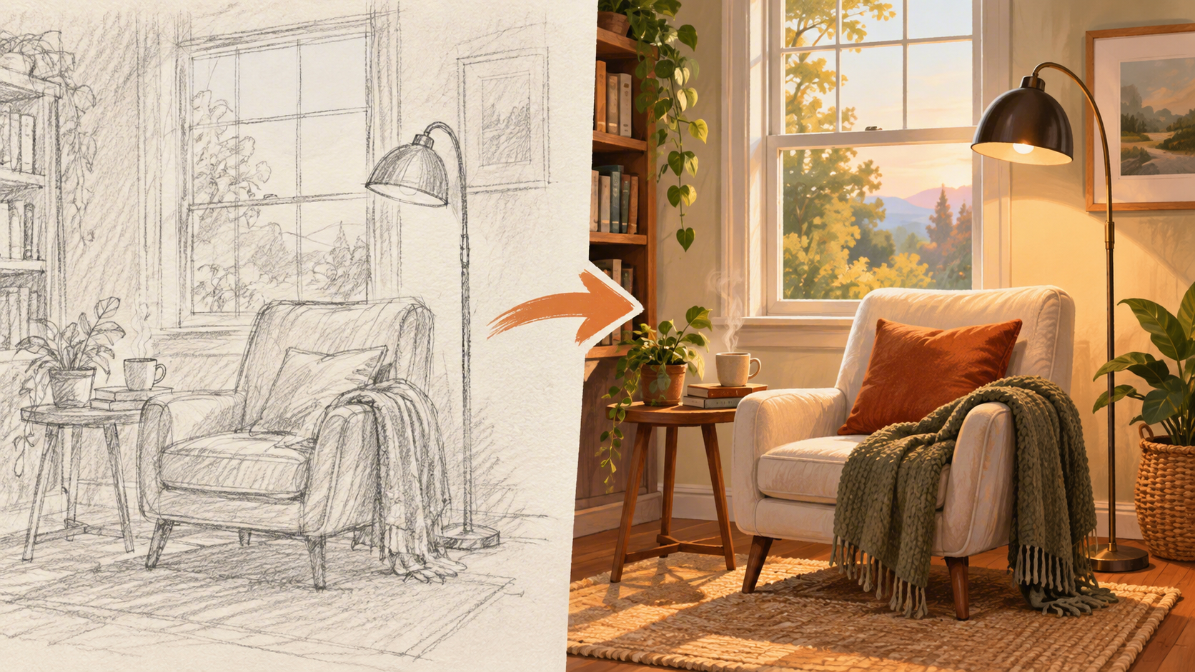 Turn a Rough Sketch into an AI Image Without Losing the Layout