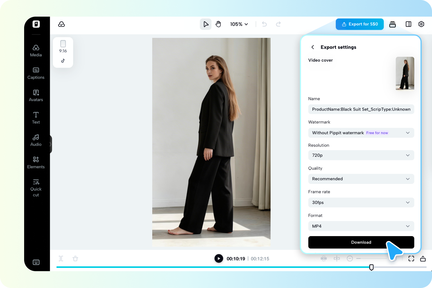 Exportez votre vidéo