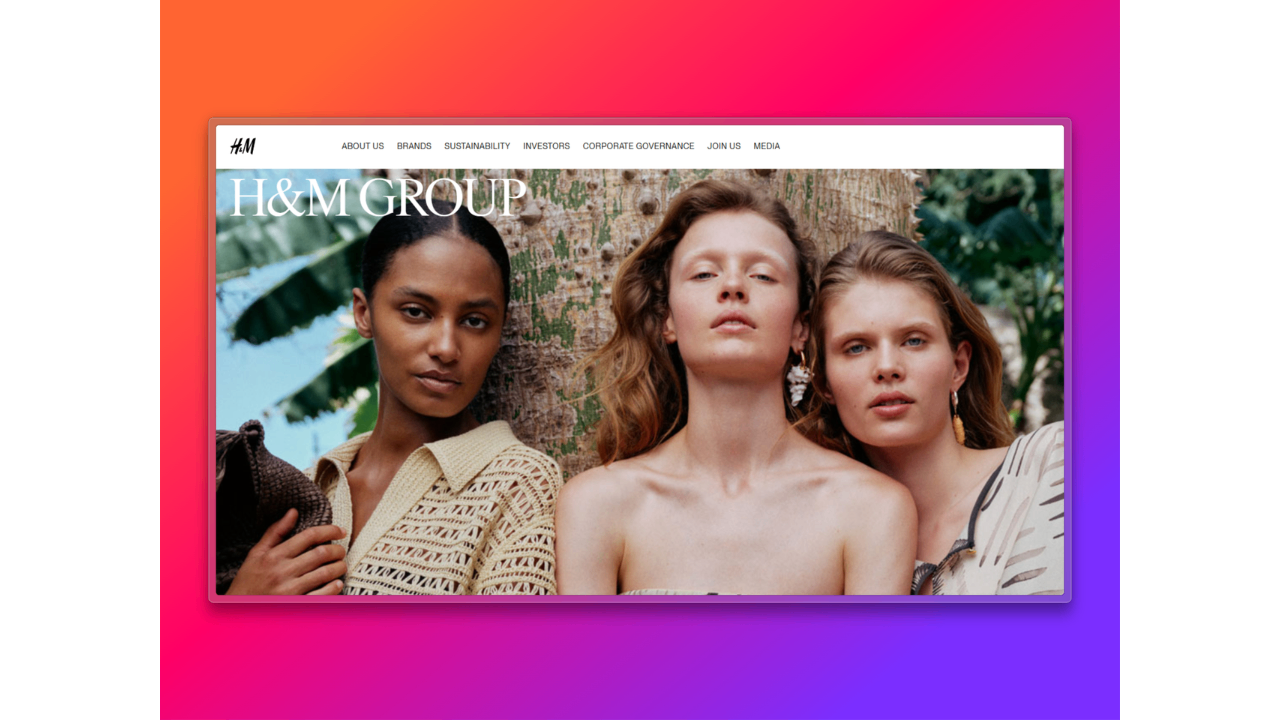 Tecnologia de prova virtual da H&amp;M