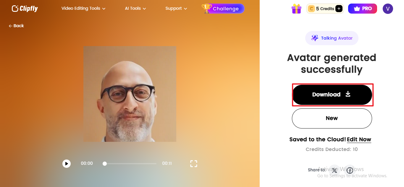make a picture talk online