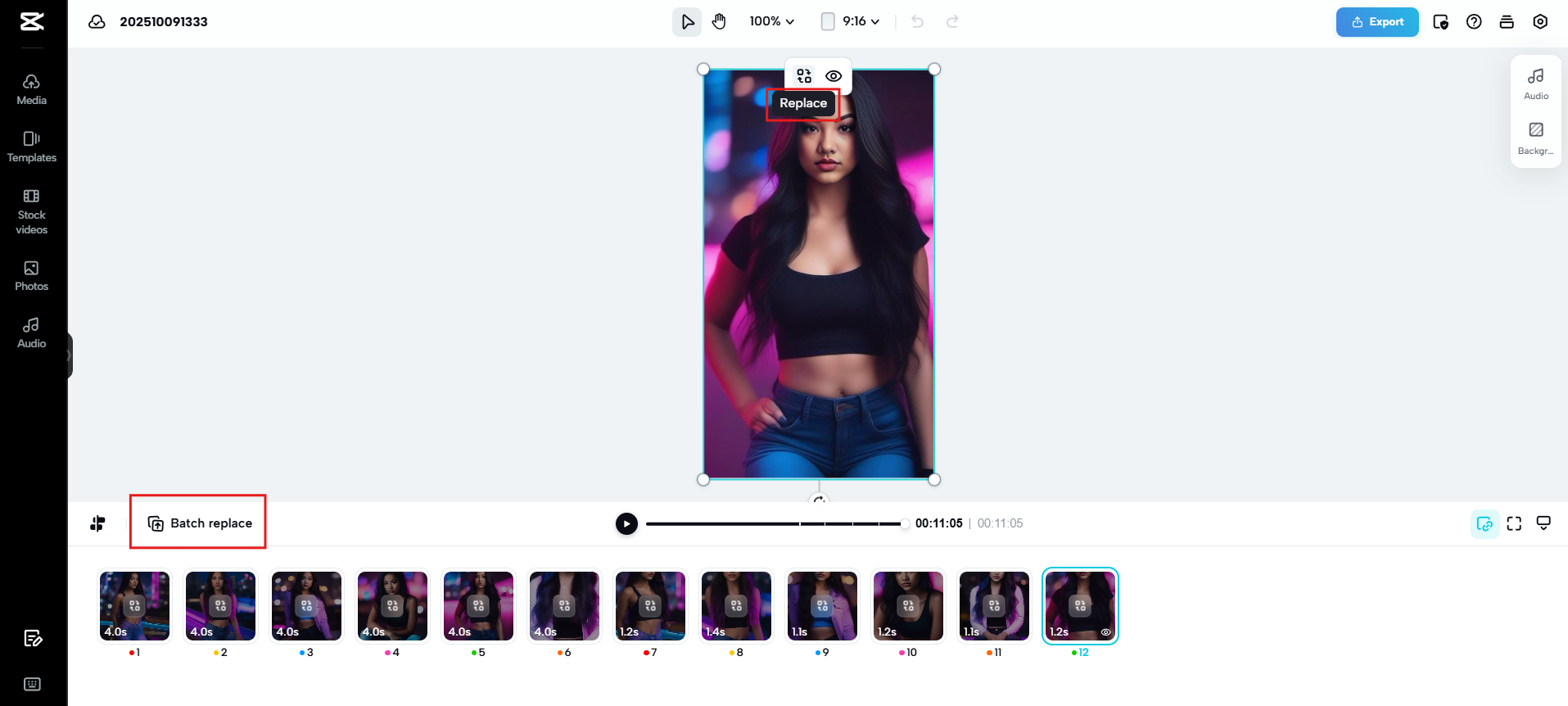 Customize the template