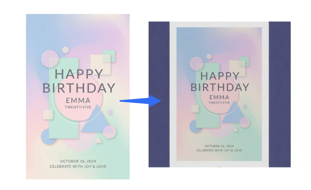 Herramientas de IA de Dreamina que mejoran los carteles de cumpleaños: expansor creativo