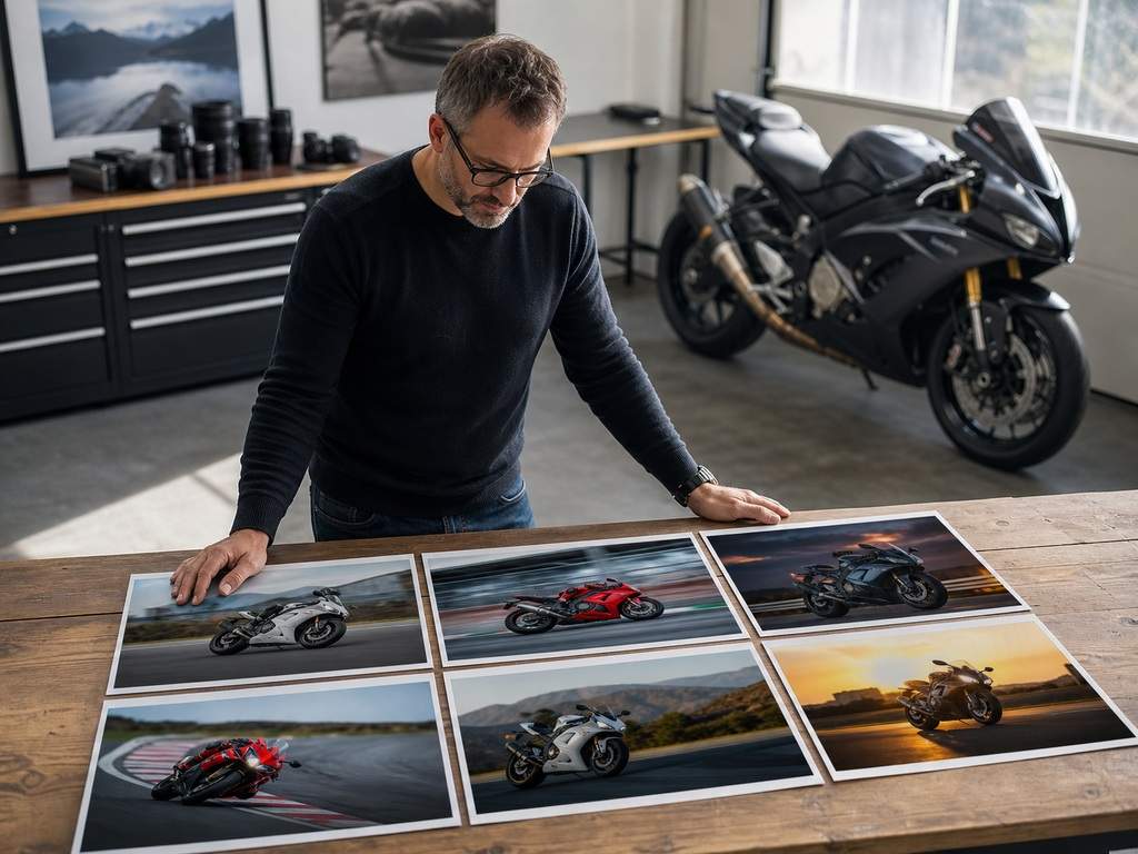 Motor Road Outdoor Poster AI Prompt kreatives Ergebnis