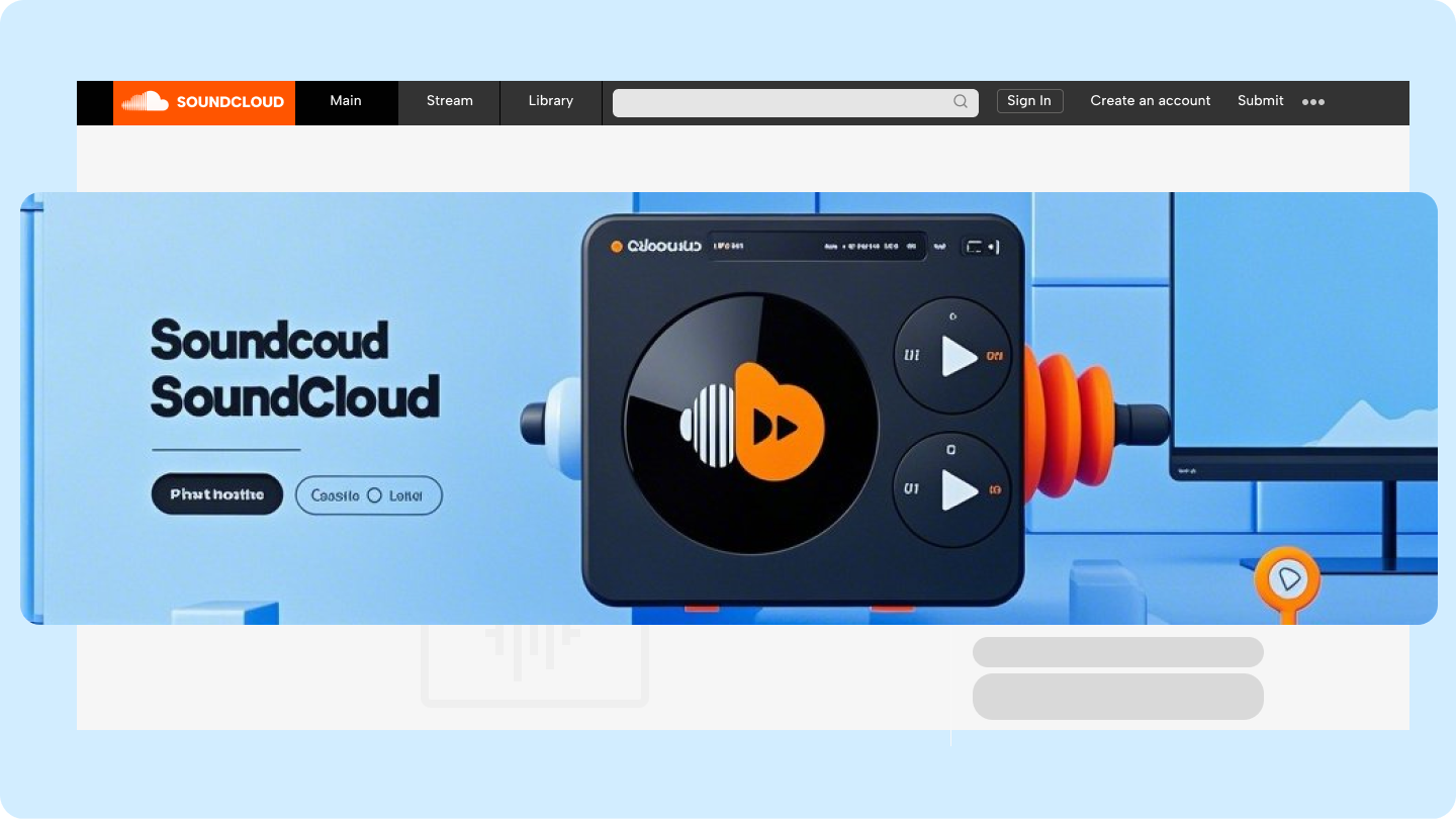 SoundCloud banner