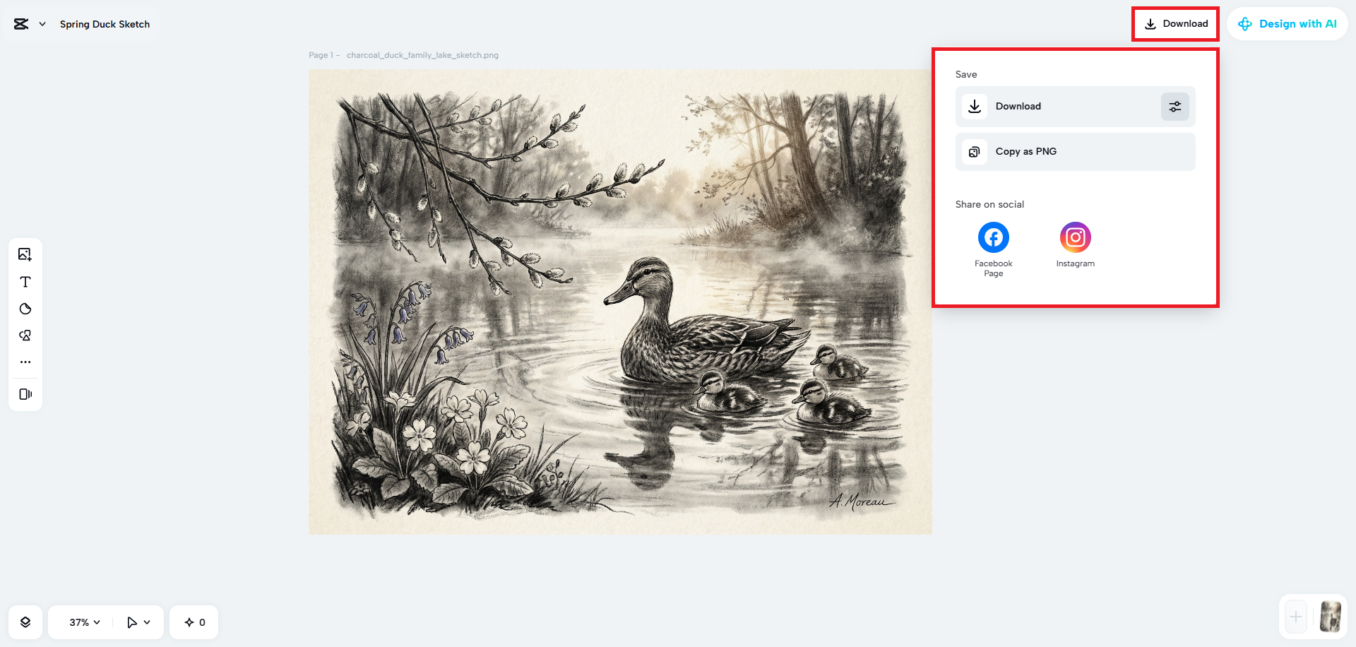 Download your sketch