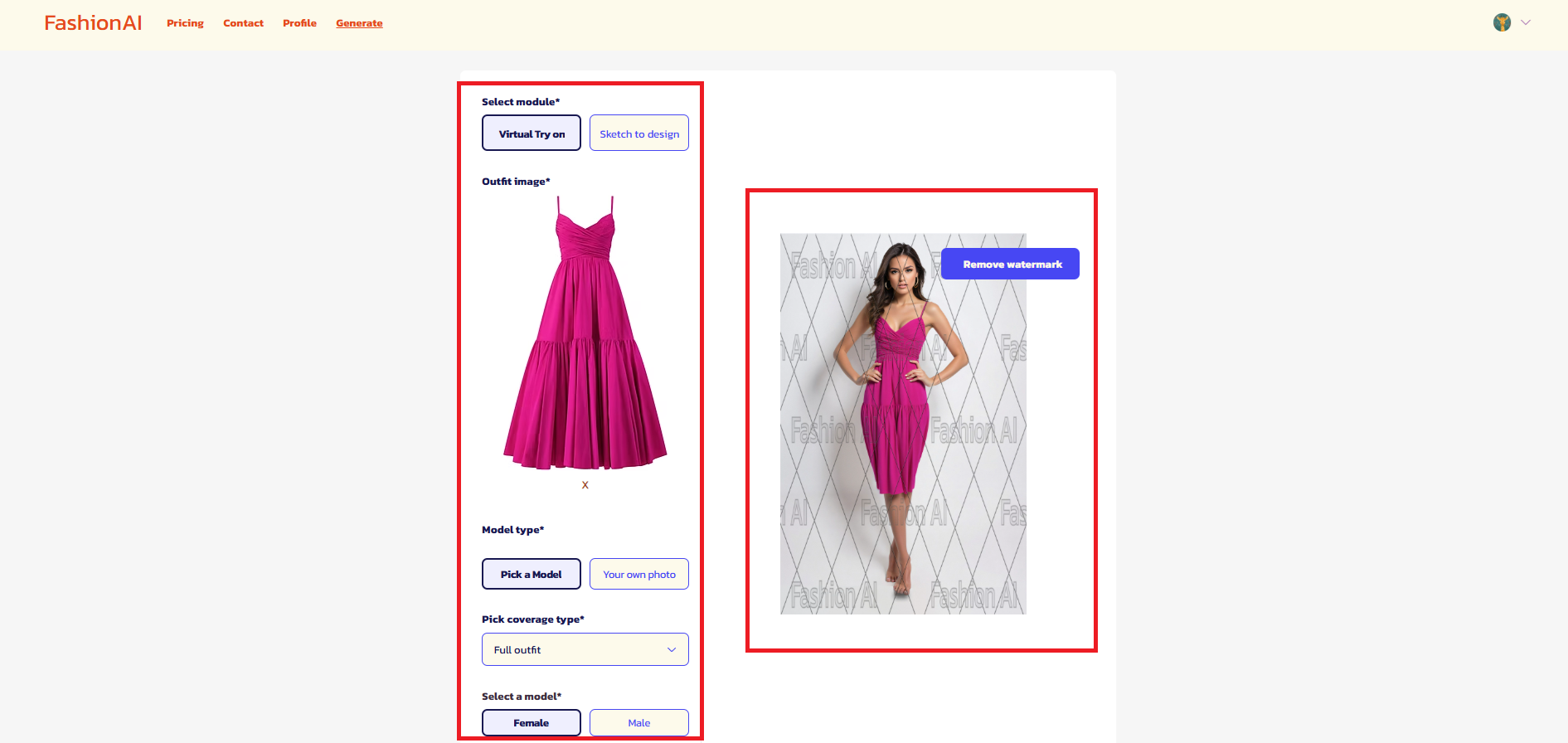 'Sanal deneme' özelliğini deneyin.