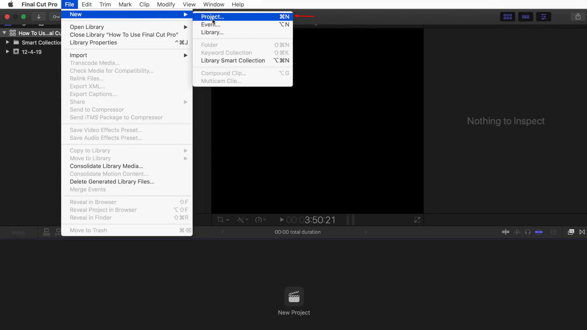 Pag-import ng media sa Final Cut Pro