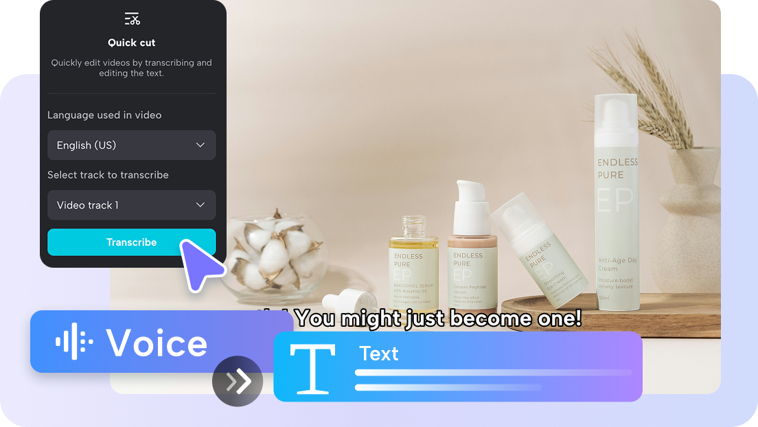 Convert audio files into text