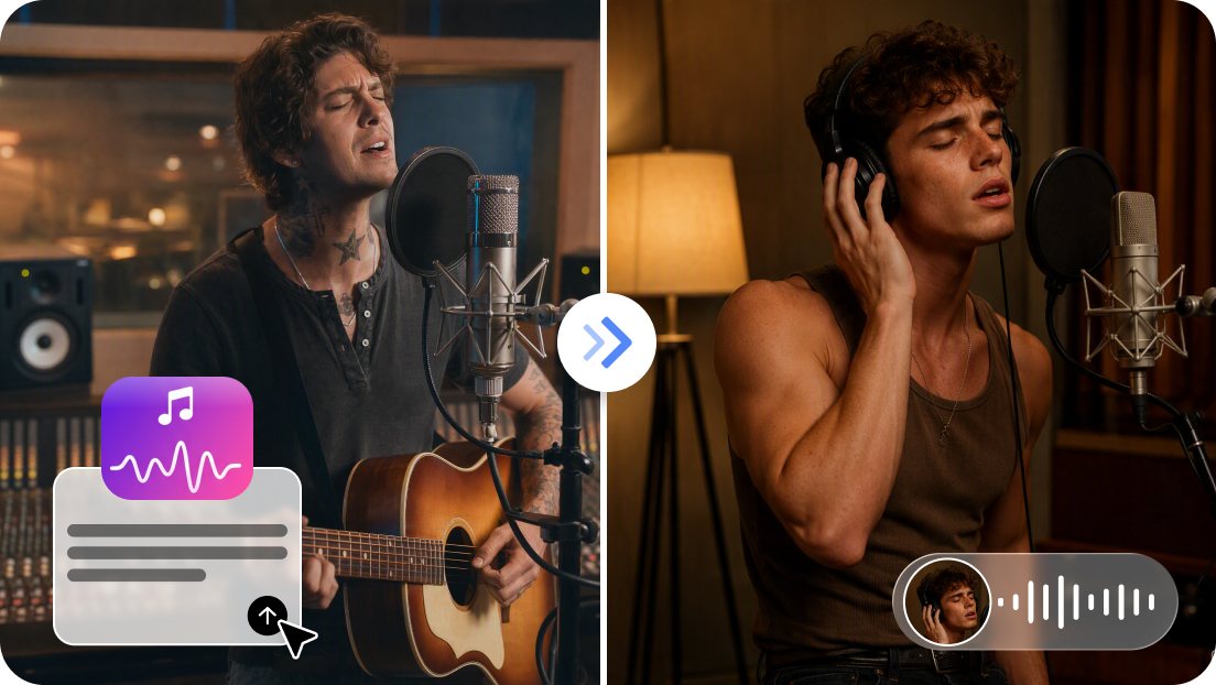 Shape the vocal performance with reference audio