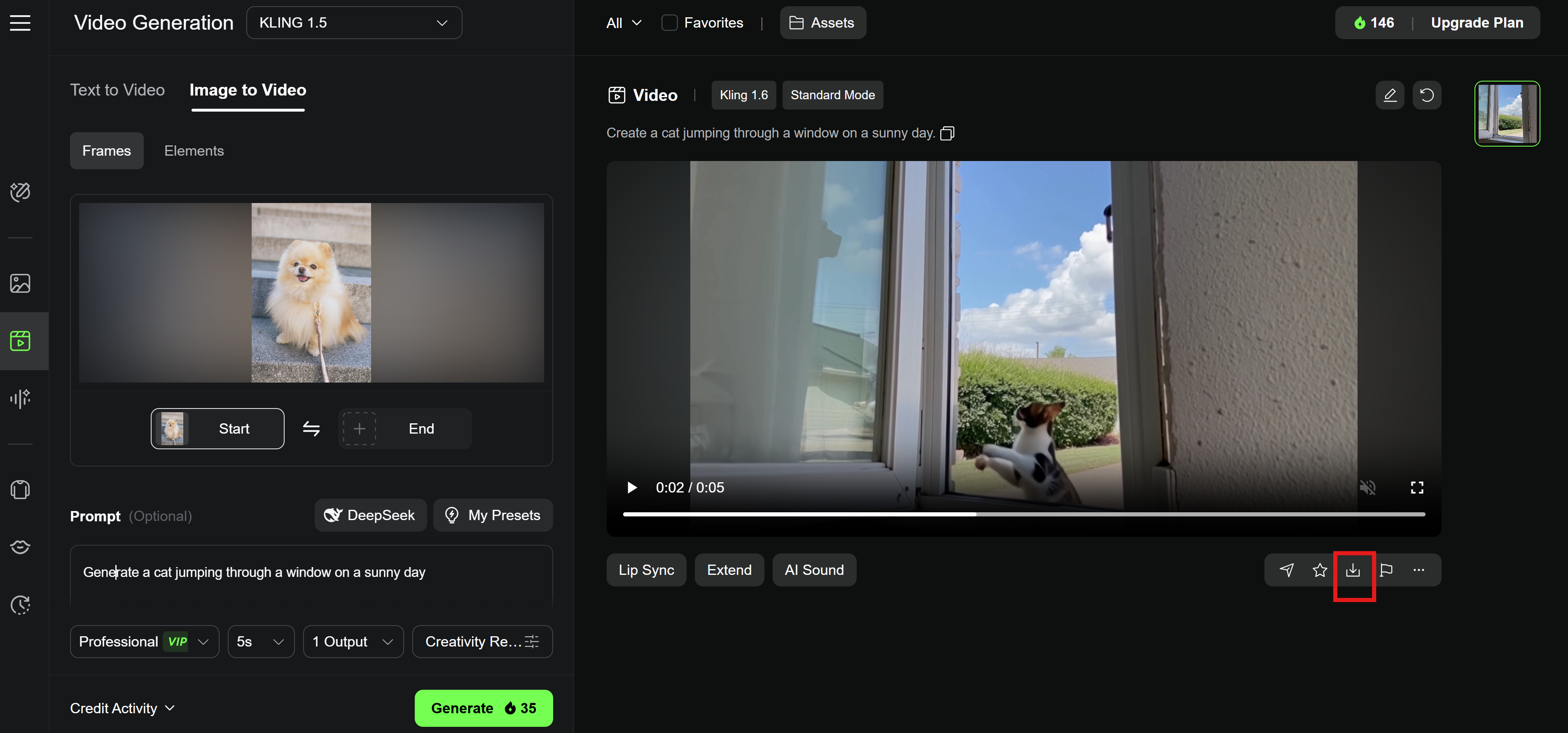 Kling video