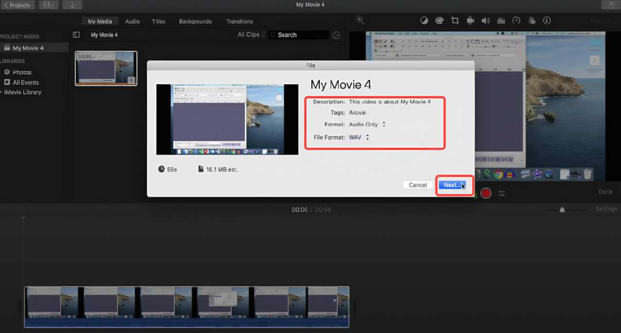 Exportovat pouze zvuk