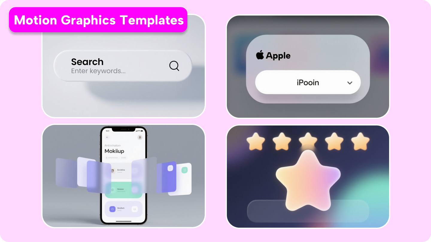 motion graphics templates