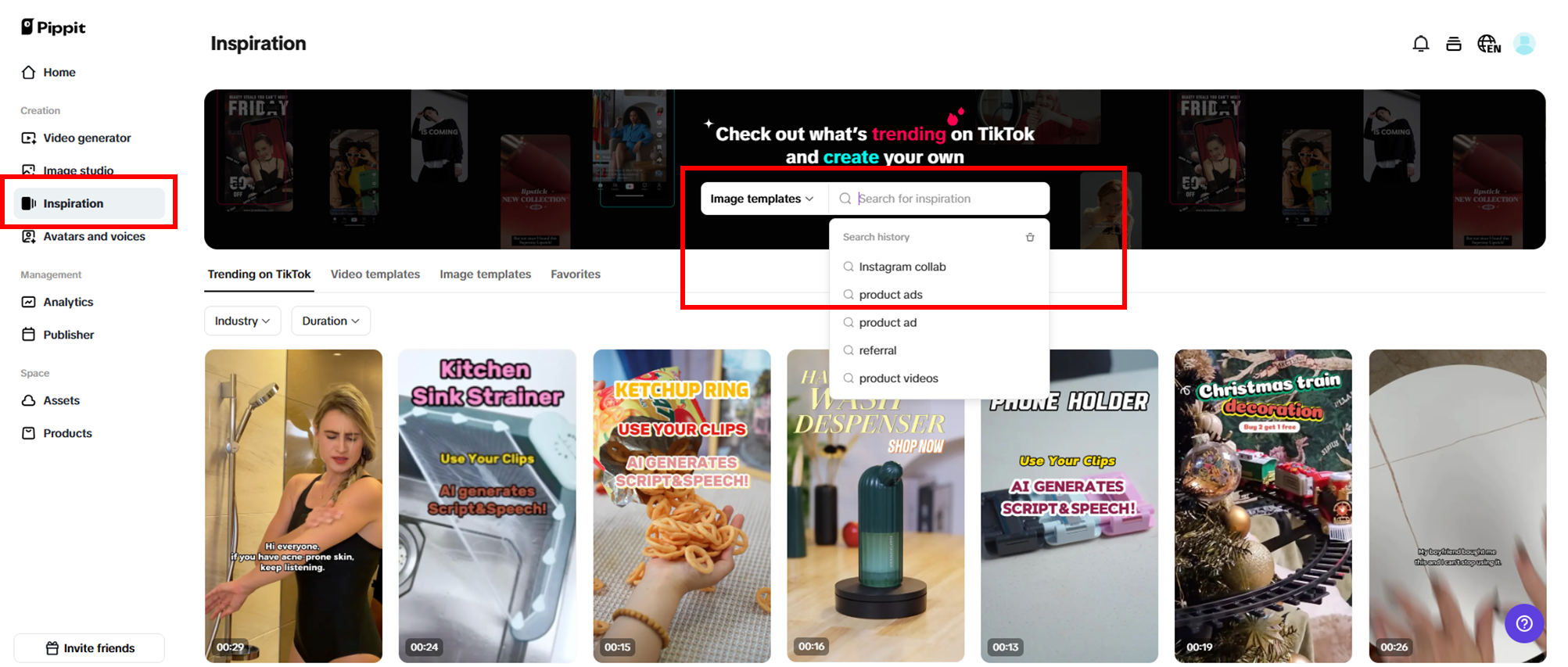 Acceder a Inspiración