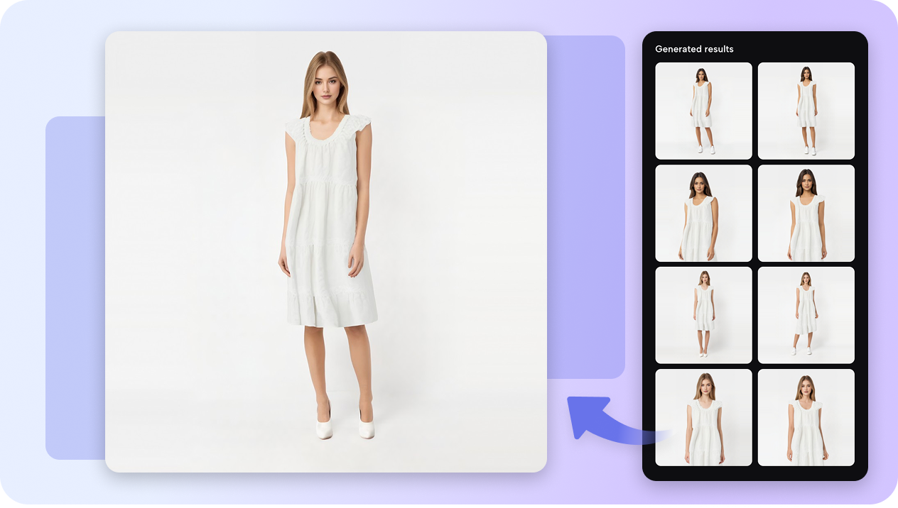 AIモデルを使ったバーチャル試着