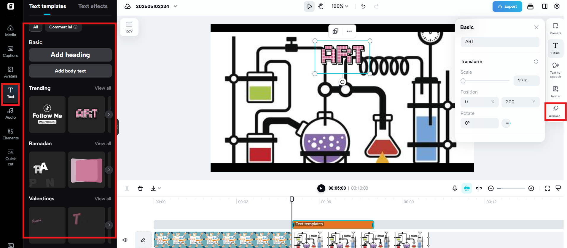 Customize video