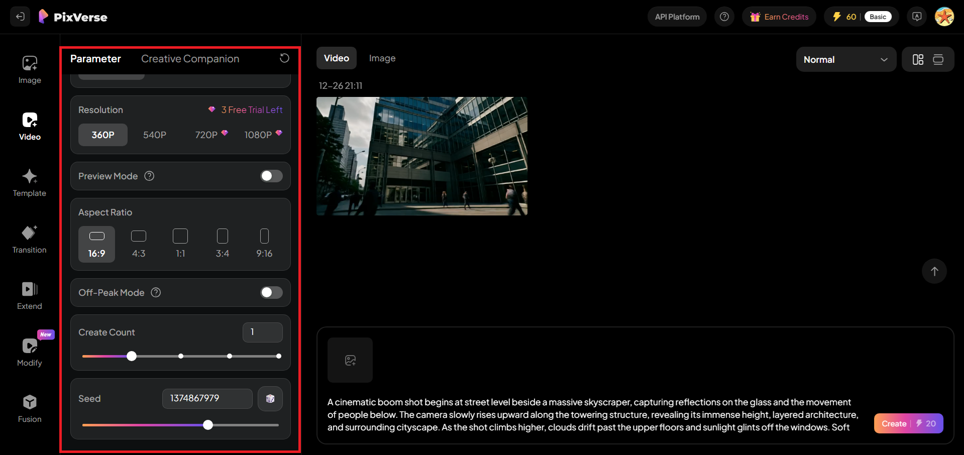 Vorschau des Ergebnisses und ggf. Feinabstimmung