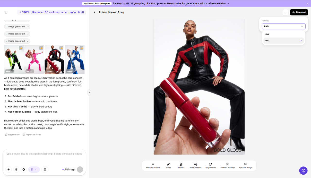 Download the final output