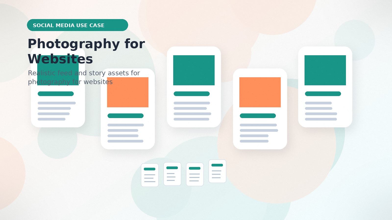 Photography for Websites realistic social media use case visual for photography for websites