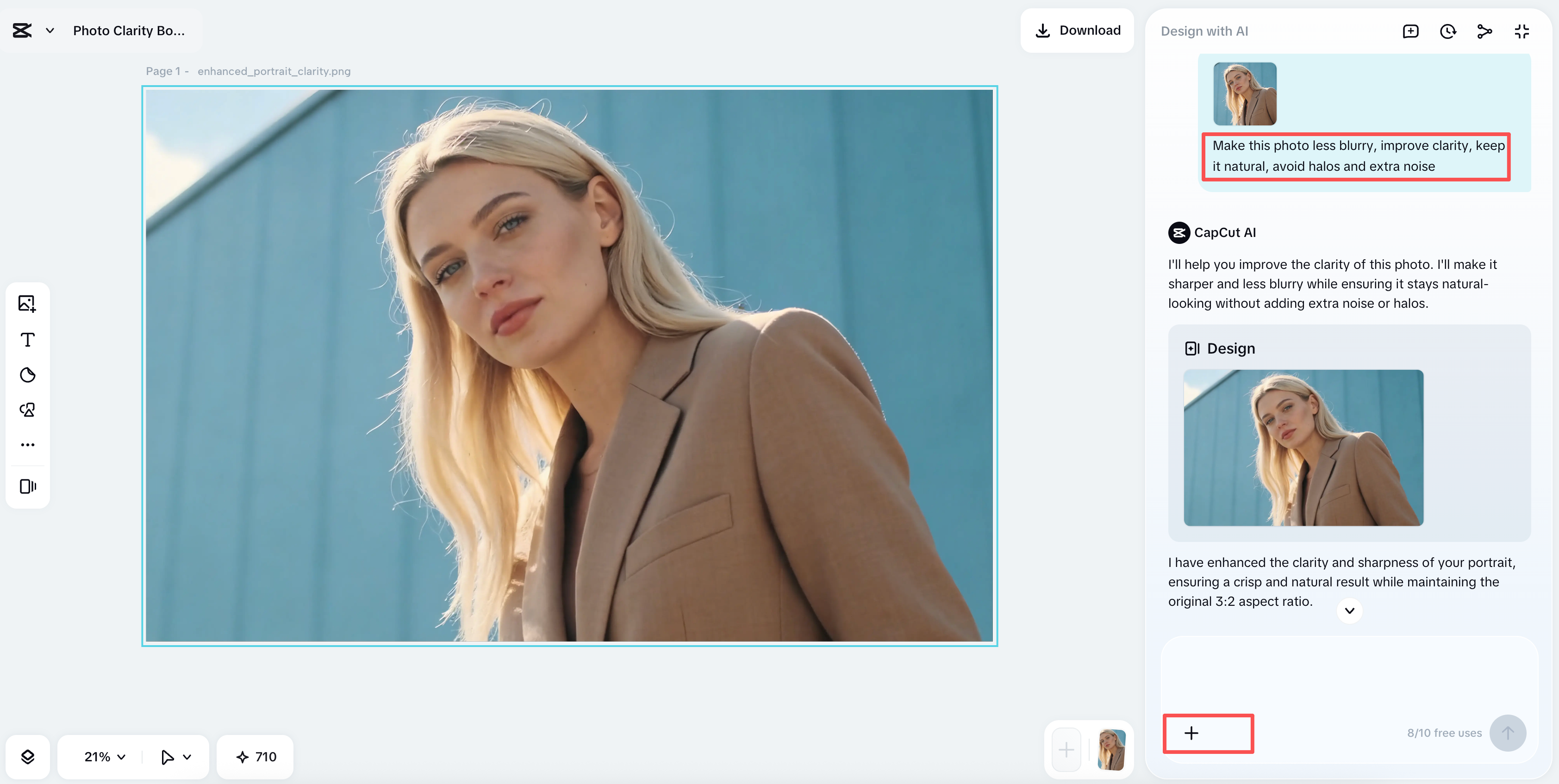 Use CapCut AI to Edit Your Photo