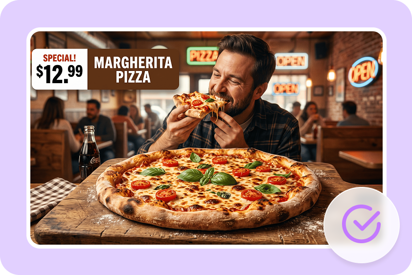 Free from post-production editing