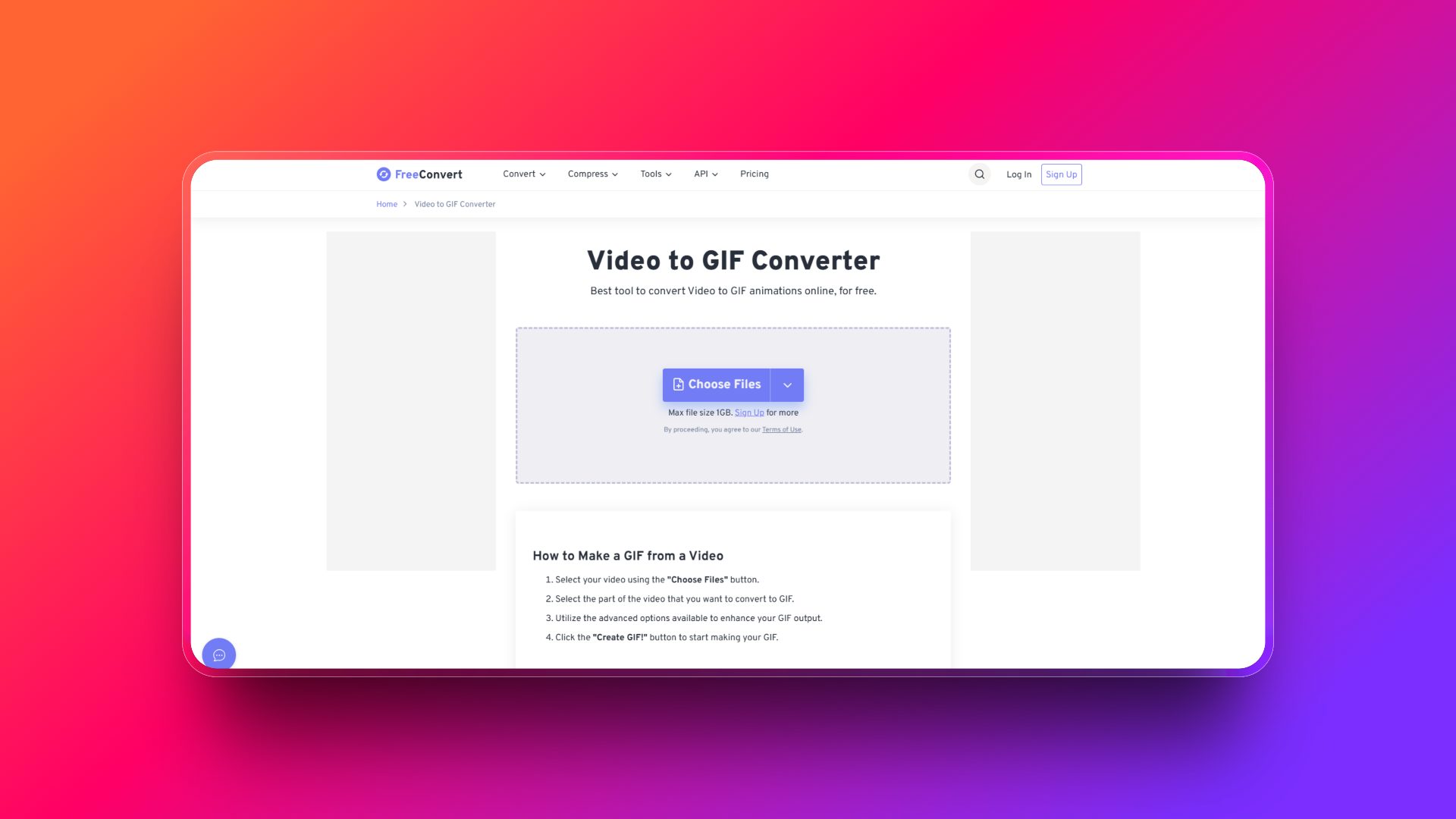 Video to GIF by FreeConvert