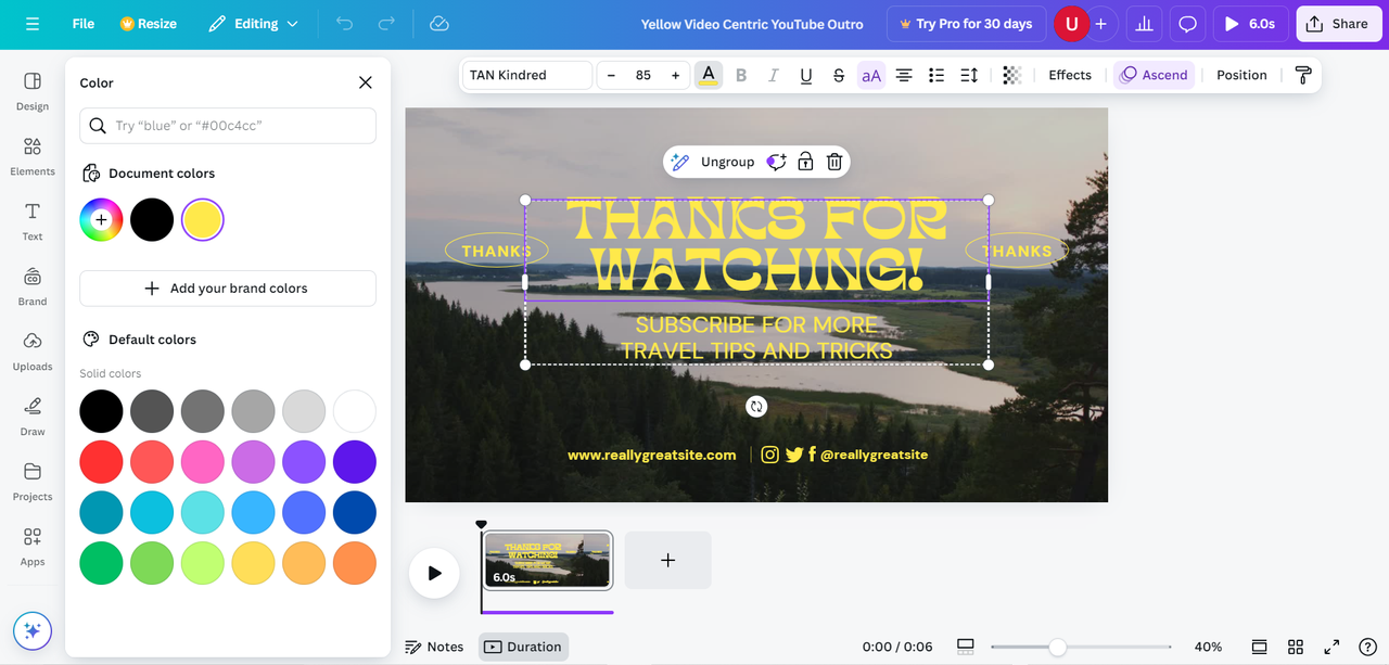 Canva учебник для начинающих о том, как редактировать видео