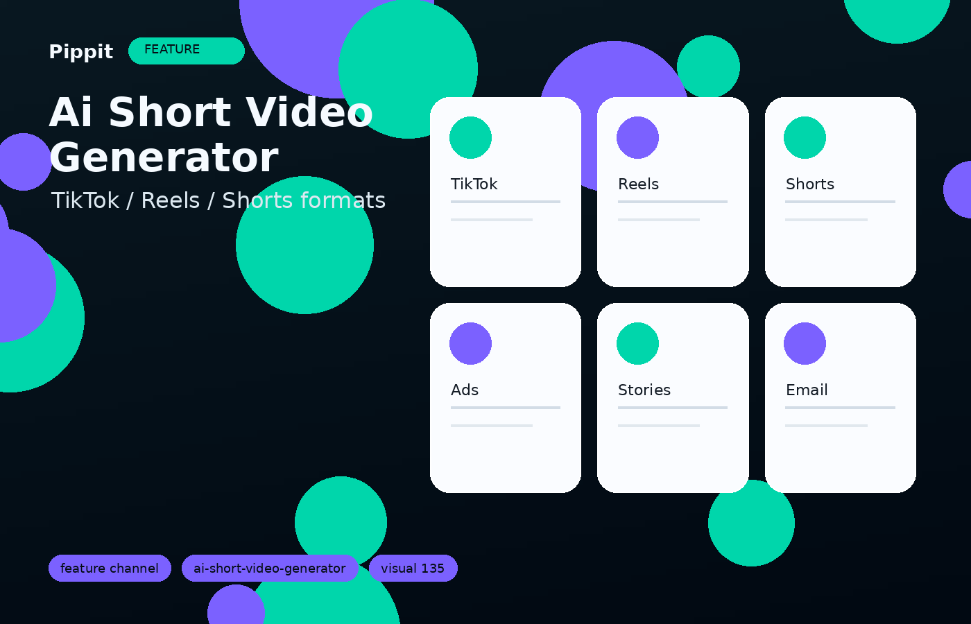Ai Short Video Generator match the format to the social channel visual