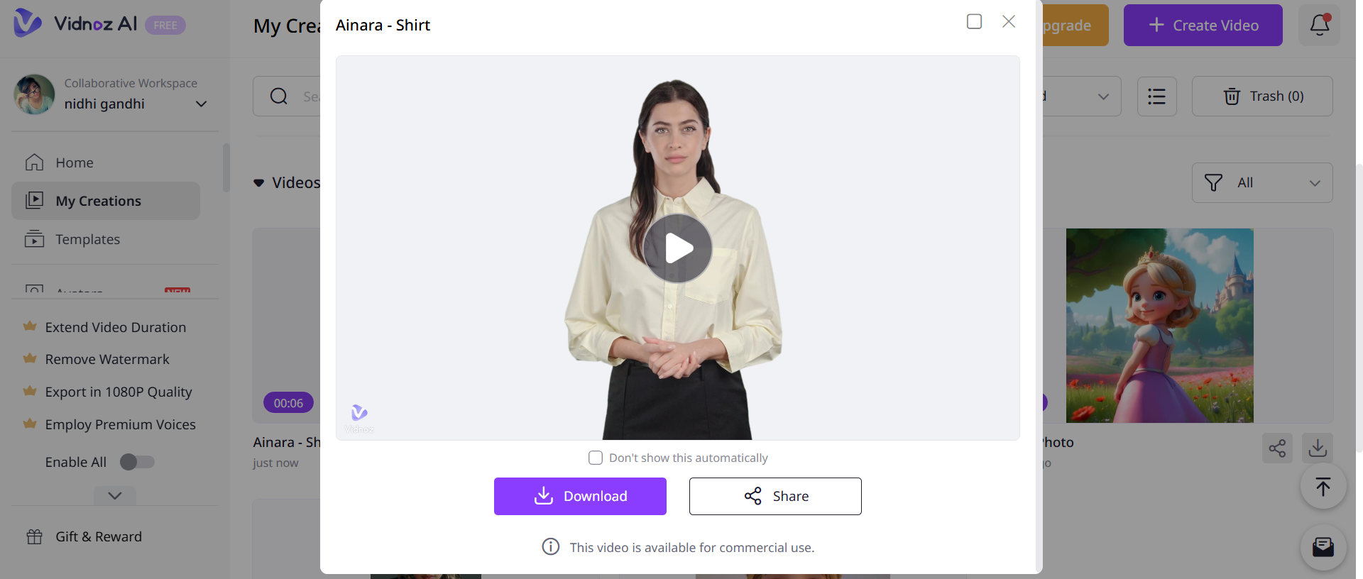 Vidnoz AI