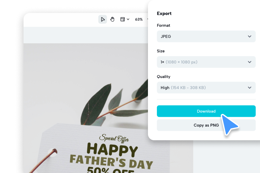 Save, export, and share your labels