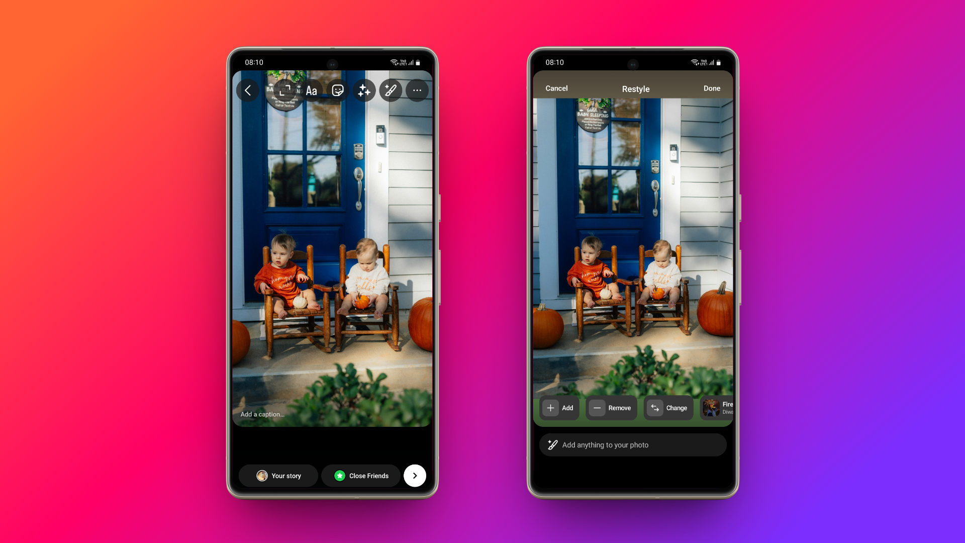 Apply Christmas filter to your photo