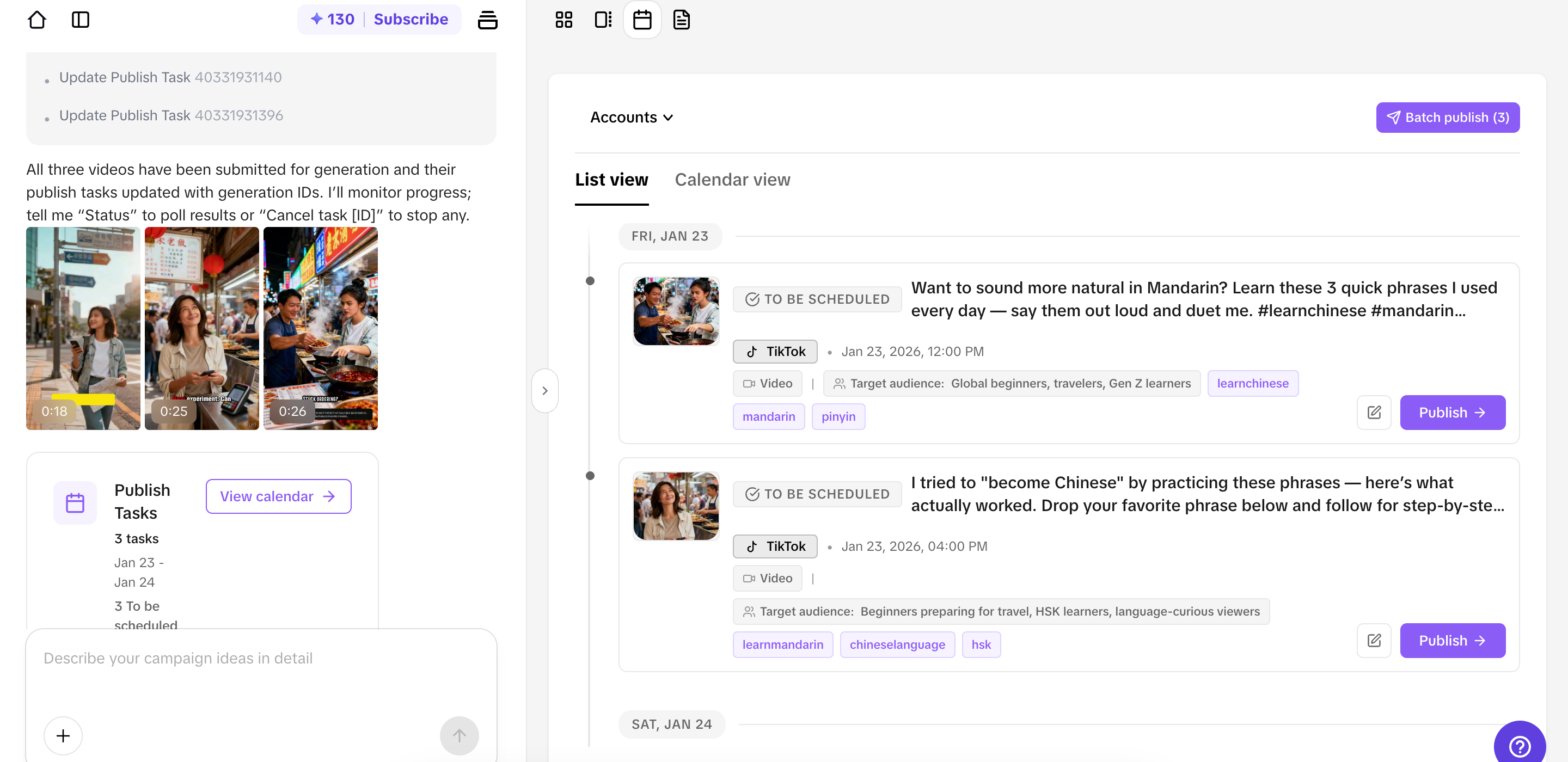 Pippit의 소셜 미디어 게시 도구