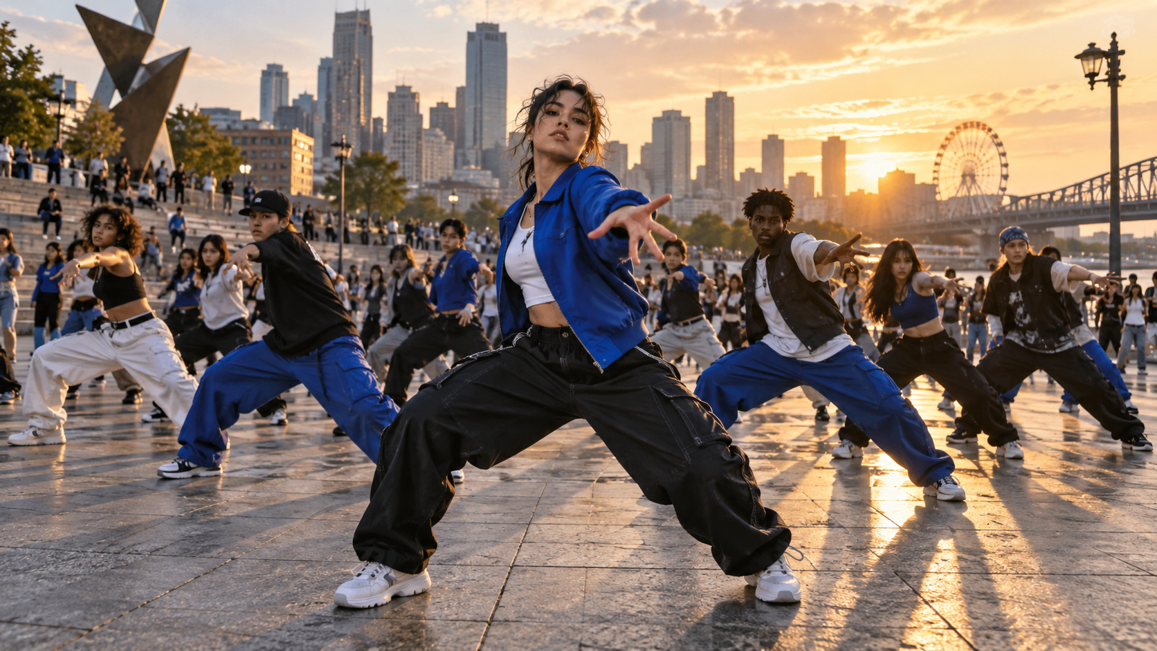 Storm Ii Ai Crowd Dance Video cu Dreamina prompt exemplu 1 - Storm Ii Ai Crowd Dance Direcția de bază a videoclipului