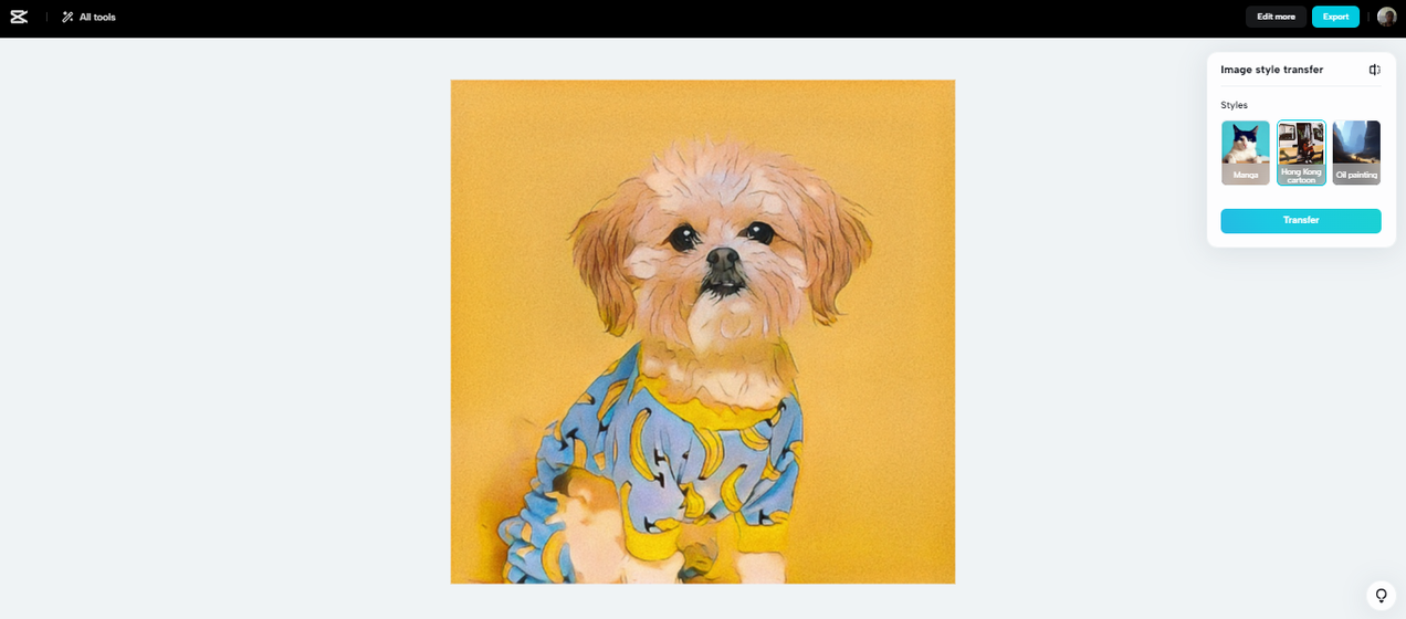 CapCut AI image workflow—prompt, style, refine, export