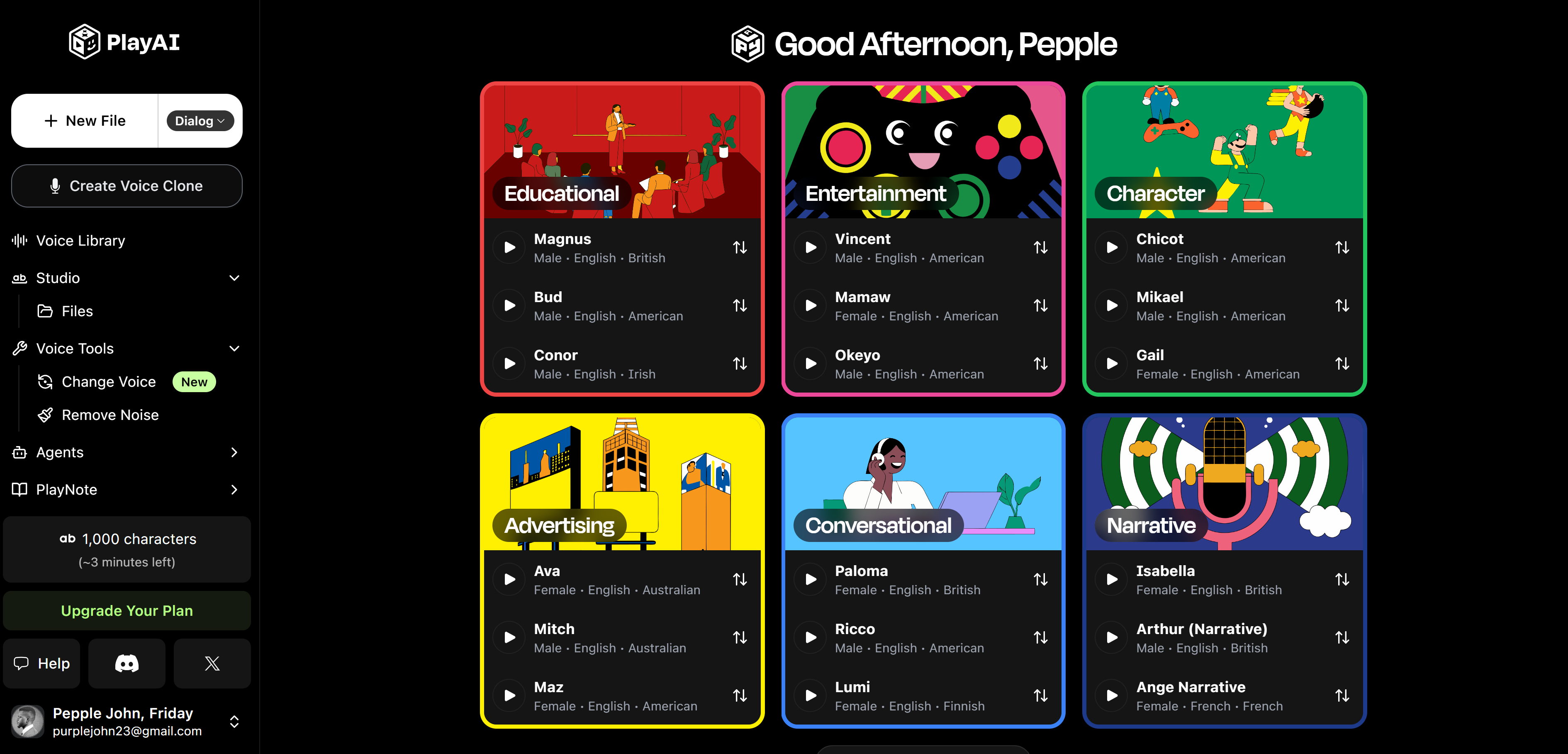 PlayAI: Podcast videosu