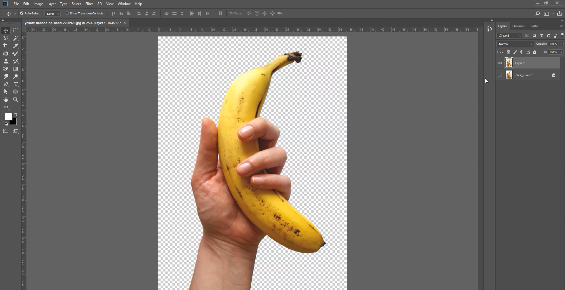 remove image background Photoshop