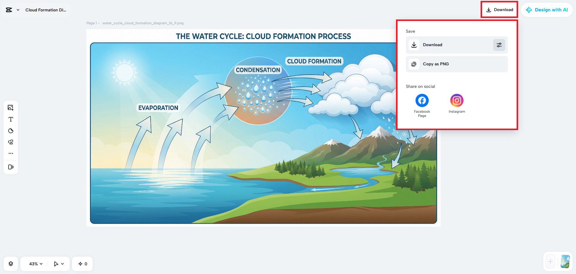 Download your diagram image