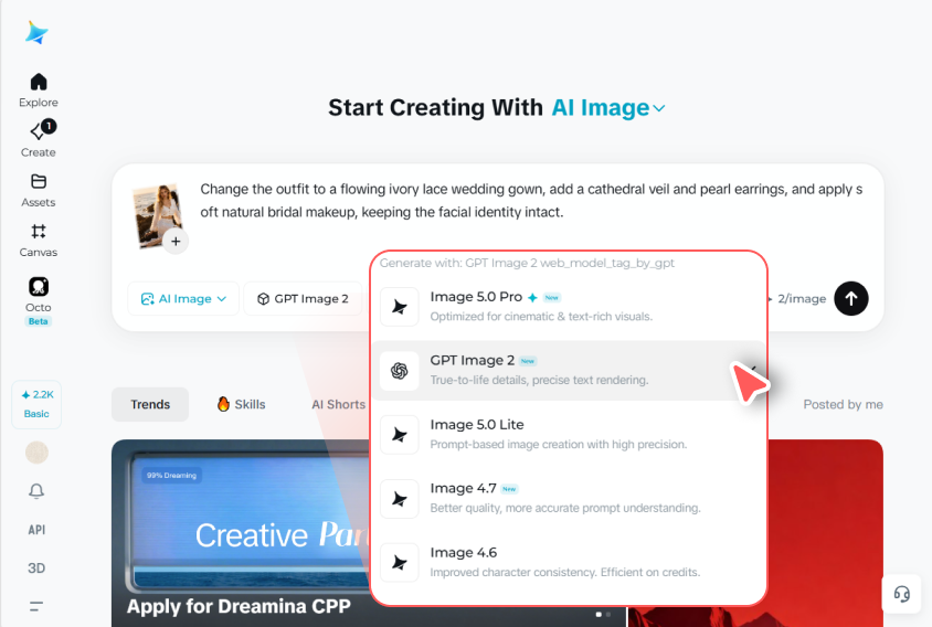 Customize settings and generate