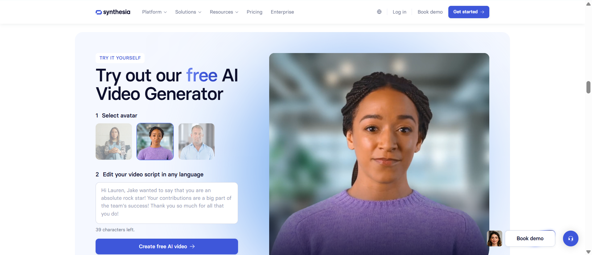 AI Ansiktssamtal App