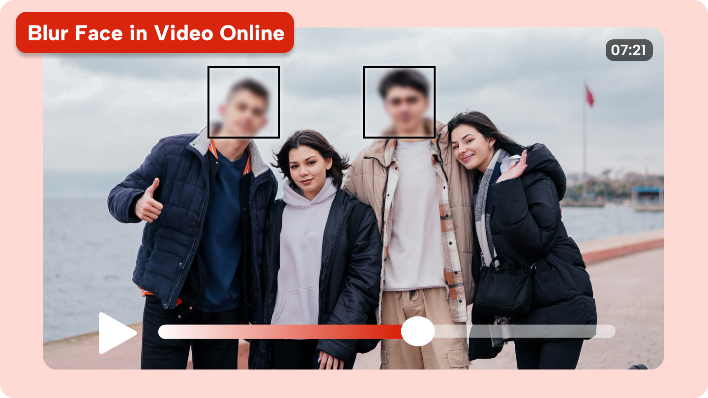 blur face in video online free