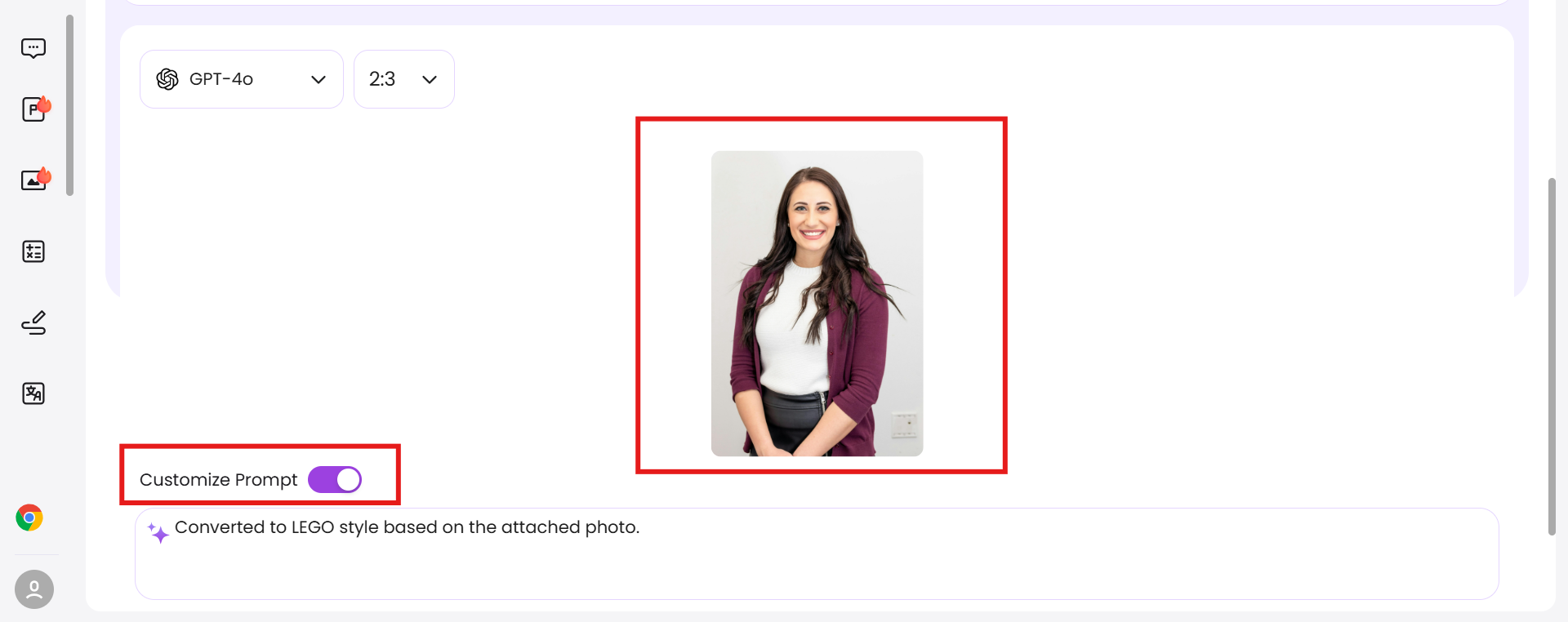 Încărcați o imagine și dați instrucțiuni