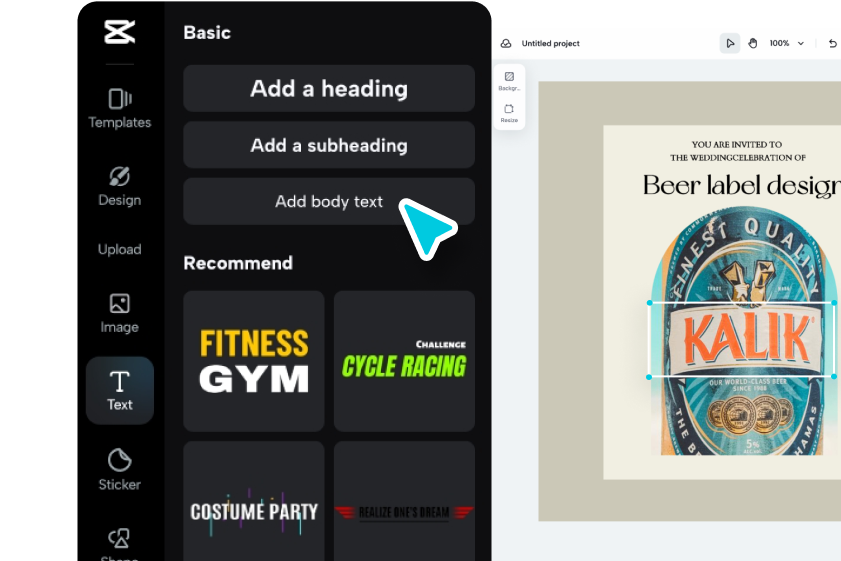 Customize and download