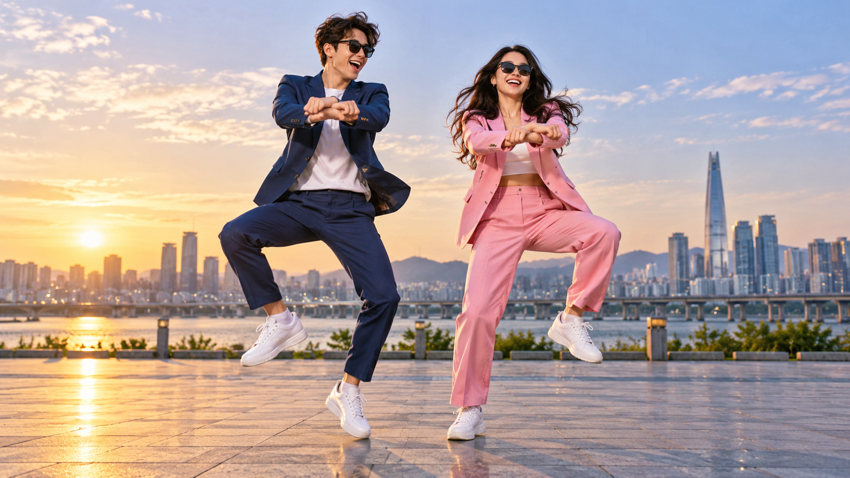 KI-Videogenerator im Gangnam-Stil: Social-Ready-Finale