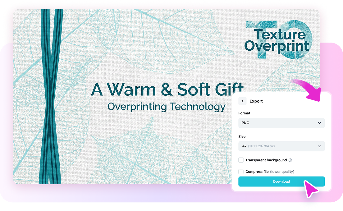 Exporting a high-resolution printable card from CapCut