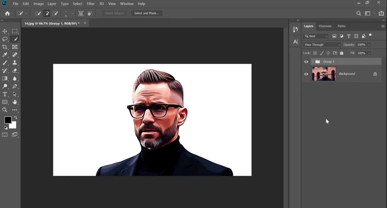 Turn my photo into a cartoon with Photoshop